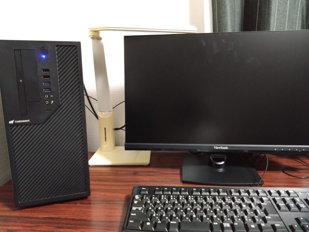 こんにちわ 新しいPC